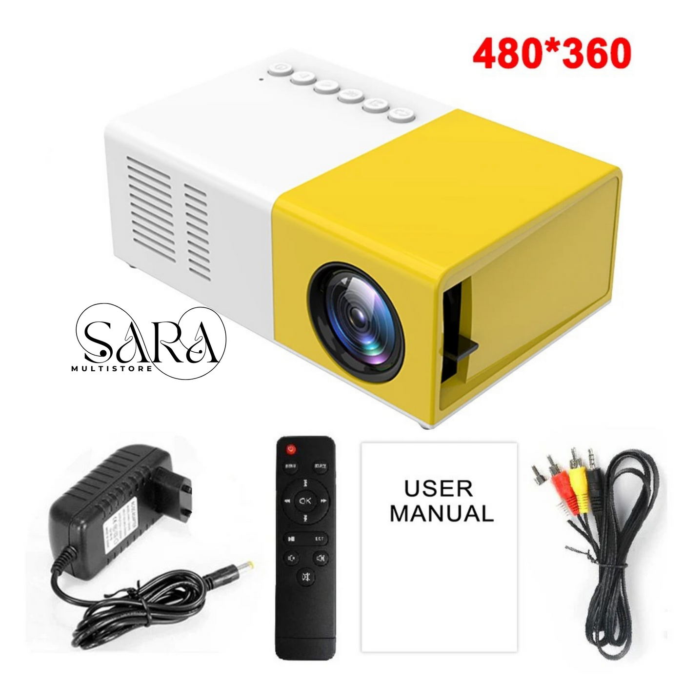 MINI PROYECTOR LED VIDEO BEAN YG300