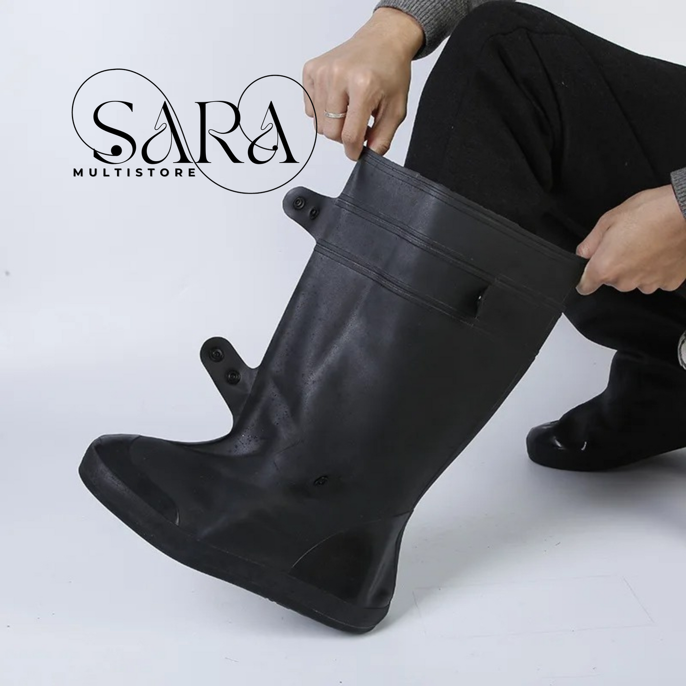 ZAPATON BOTA IMPERMEABLE PVC