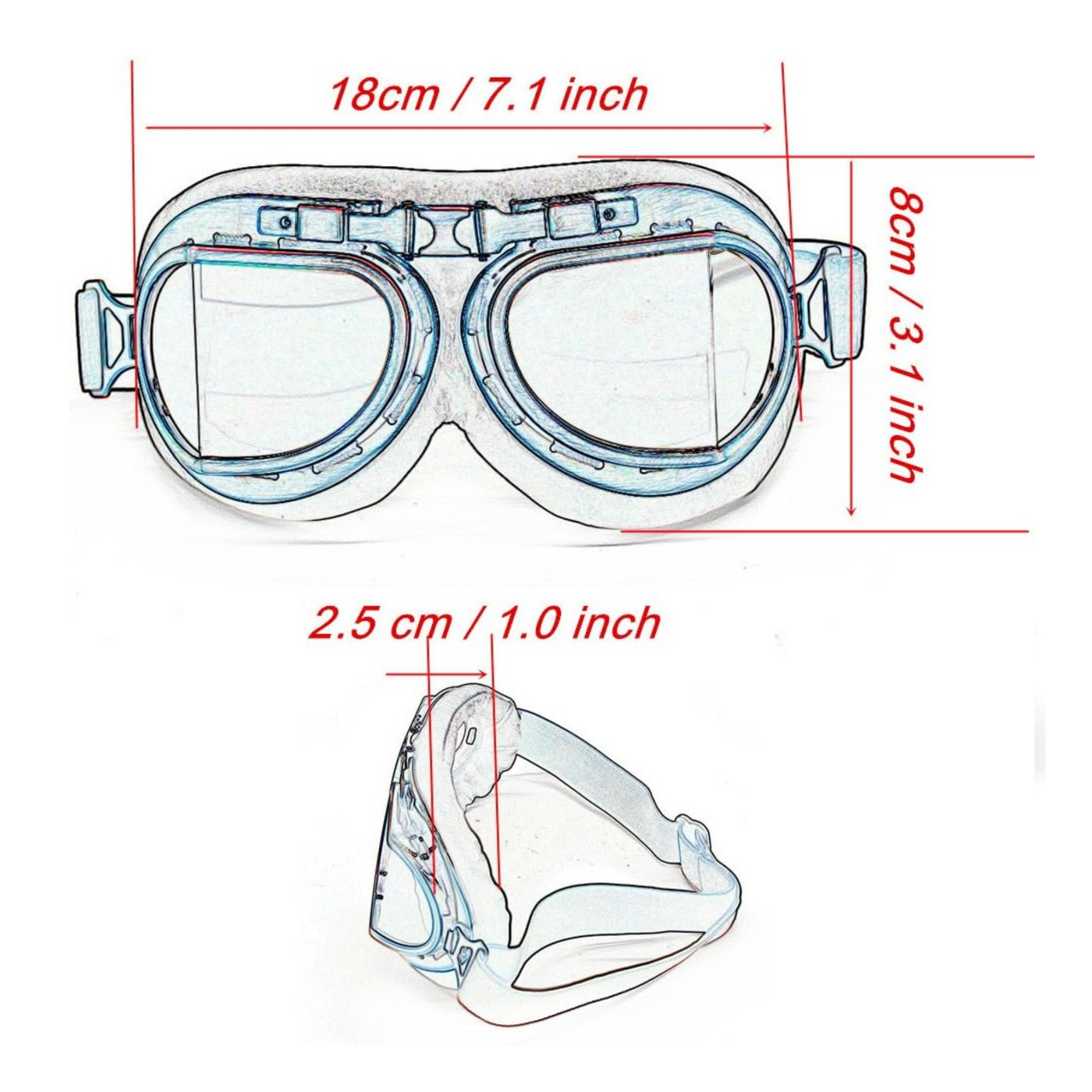 GAFAS PARA MOTO A PRUEBA DE VIENTO
