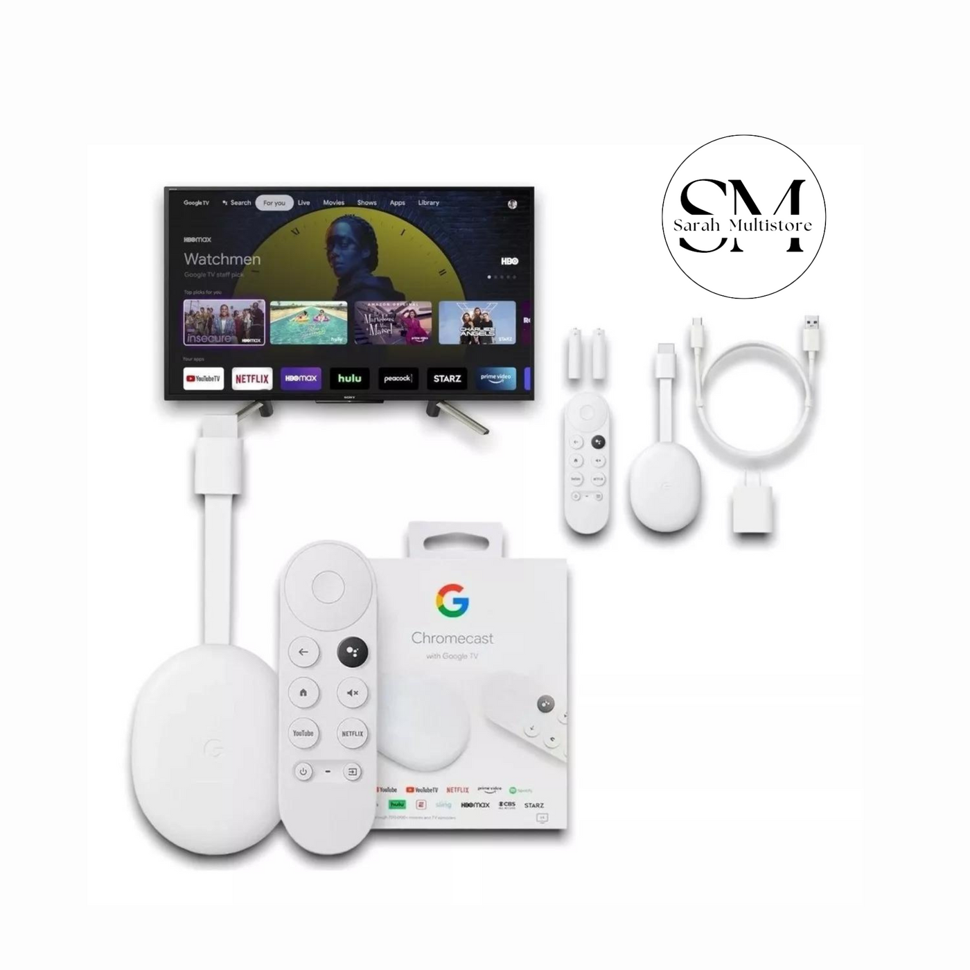 GOOGLE CHROMECAST 4KTV CUARTA GENERACIÓN