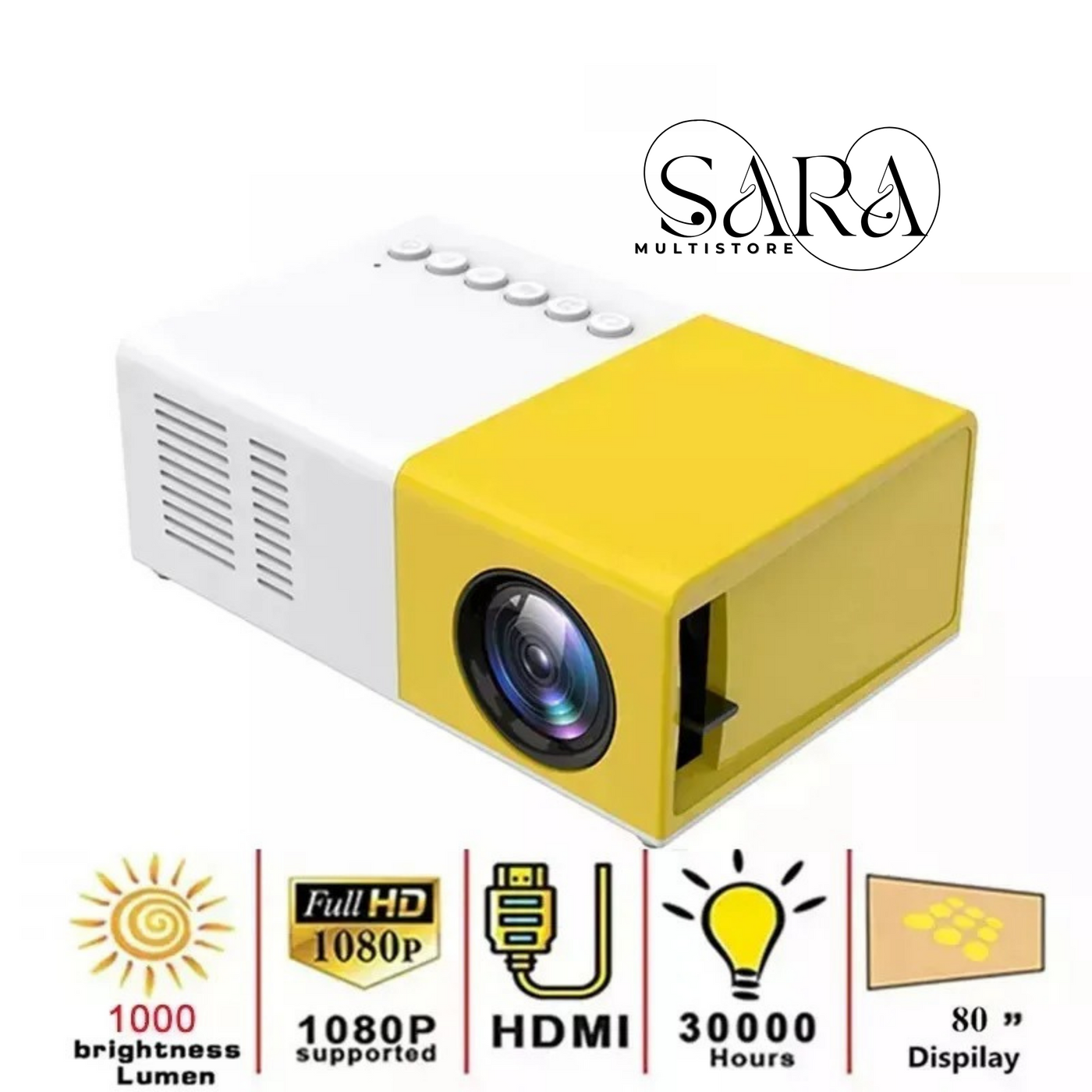 MINI PROYECTOR LED VIDEO BEAN YG300