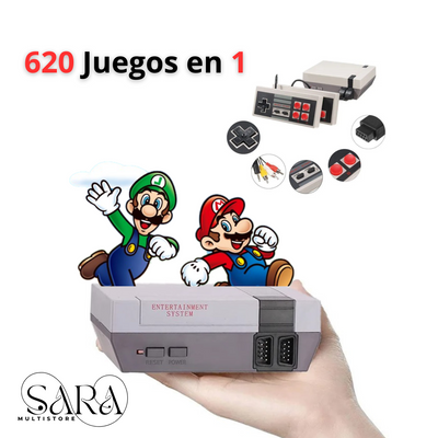 CONSOLA DE TV MINI NES DE 8 BITS